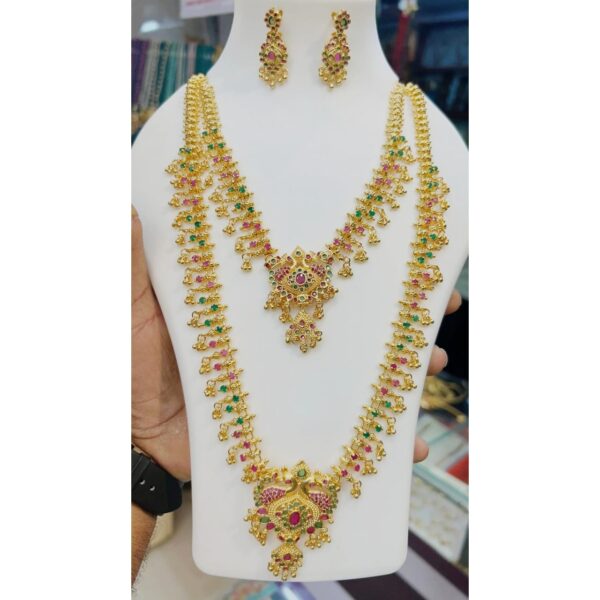 Traditional gold-plated necklace set - Image 2